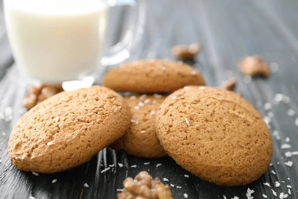 Lezzetli yulaf ezmeli kurabiye — Stok fotoğraf
