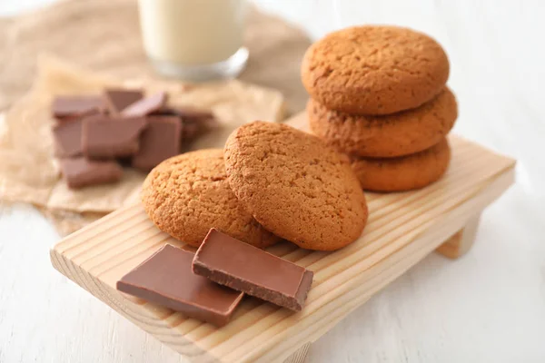 Saborosos biscoitos de aveia — Fotografia de Stock