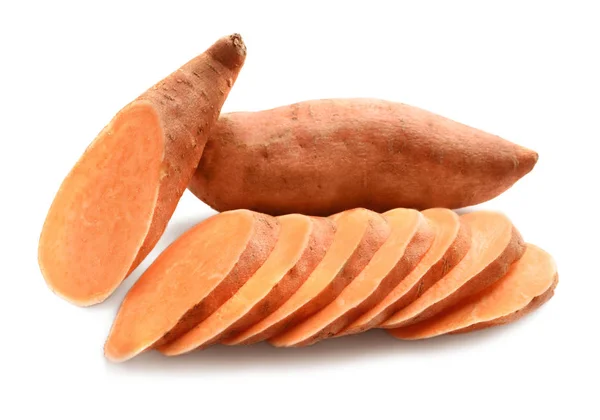 Slices sweet potatoes — Stock Photo, Image
