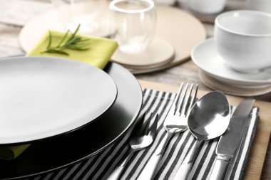 Akşam yemeği için sofra 