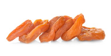 beyaz üzerine Kuru Kayısı 