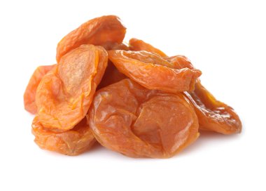 beyaz üzerine Kuru Kayısı 