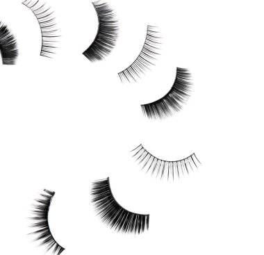 Kompozisyon ile farklı tip-in yanlış eyelashes 