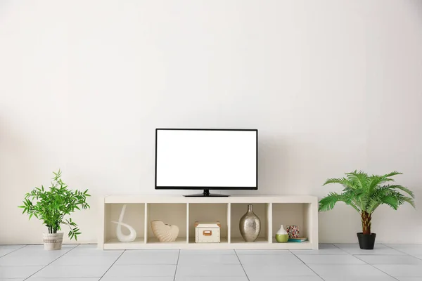 Blank TV display