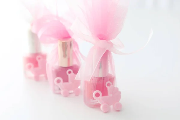 Baby shower gifts on table — Stock Photo, Image