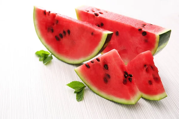 Välsmakande skivad vattenmelon — Stockfoto