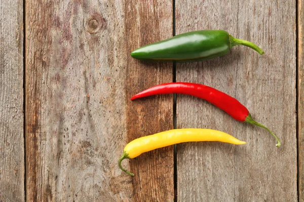 Barevné chilli papričky — Stock fotografie