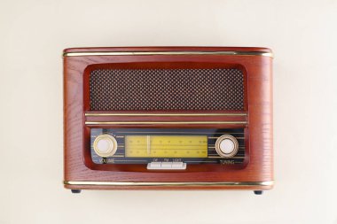 açık renkli Retro radyo