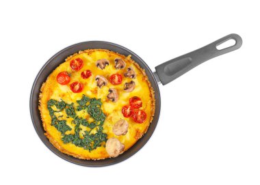 Ispanaklı lezzetli frittata 
