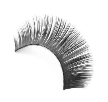 beyaz üzerine yanlış eyelashes 