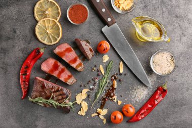  Lezzetli ızgara biftek 