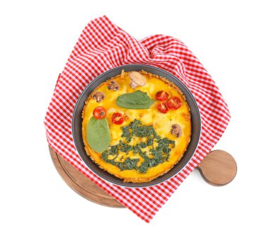 Ispanaklı lezzetli frittata