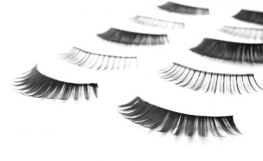 Farklı türde yanlış eyelashes 