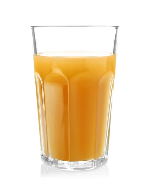 Glas met vers appelsap — Stockfoto