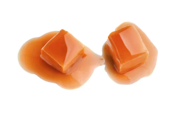 Сладкие конфеты с карамелью — стоковое фото