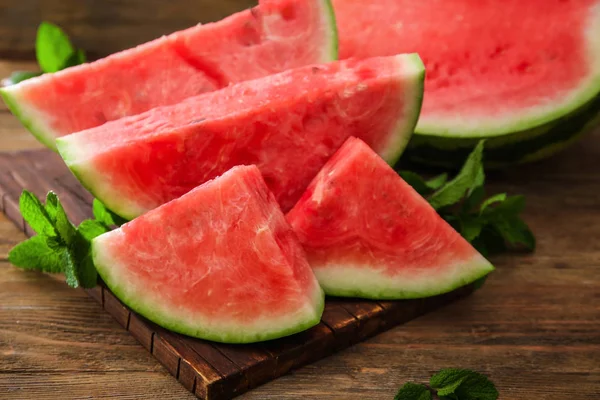 Tasty sliced watermelon — Stock Photo, Image