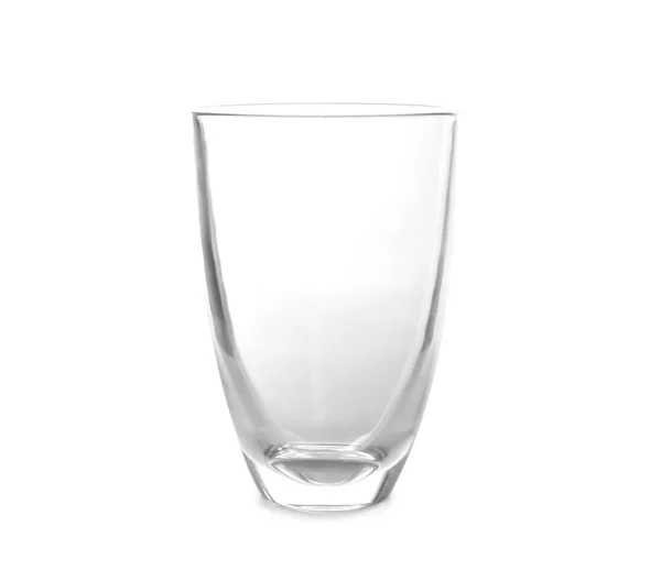 Leeg glas op wit — Stockfoto