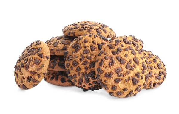 Sabrosas galletas de avena con chocolate — Foto de Stock