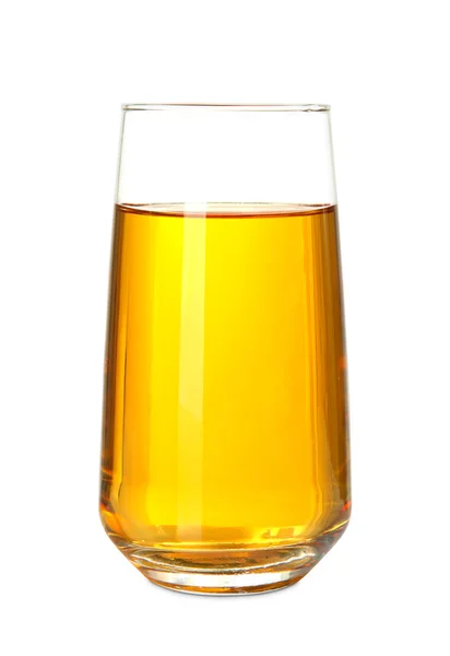 Glass with fresh apple juice — Stock Photo, Image