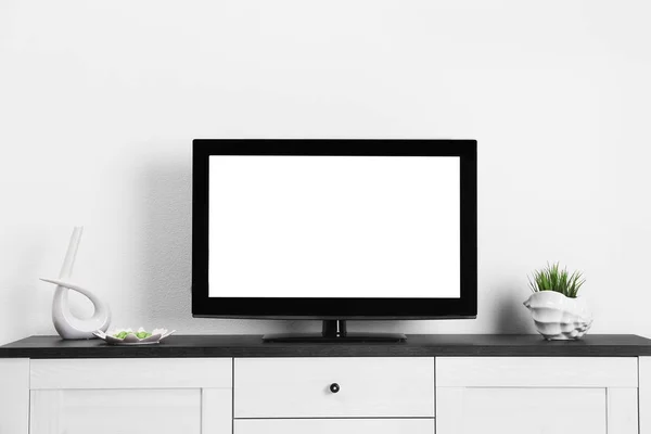 Blank TV display