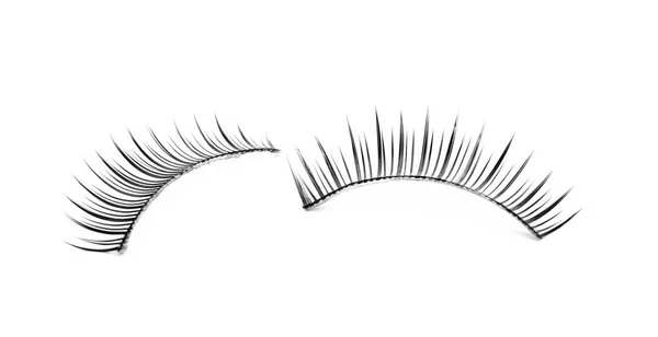 False eyelashes on white — Stock Photo, Image