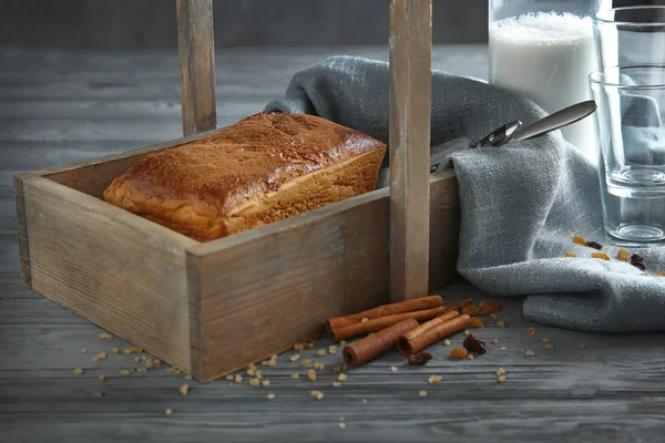 Kue kayu manis yang lezat — Stok Foto