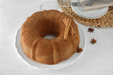 lezzetli tarçınlı kek