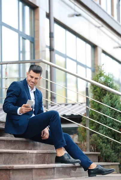 Attractive man in formal suit