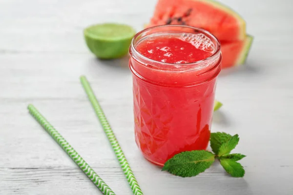 Friss görögdinnye Smoothie — Stock Fotó