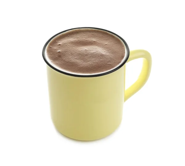 Кубок з смачним напоєм какао — стокове фото