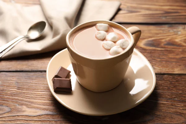 Pyszny napój kakaowy — Zdjęcie stockowe