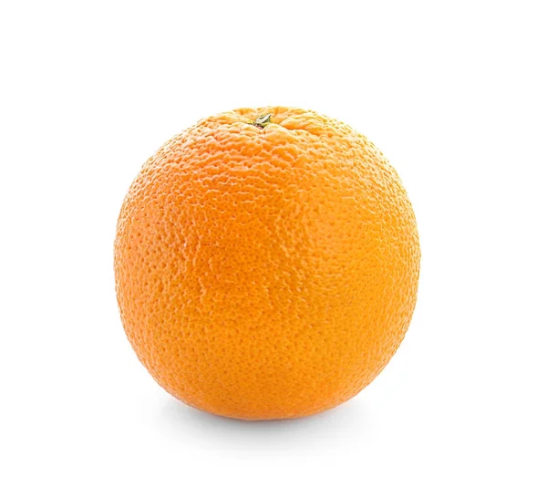 Délicieux orange frais sur fond blanc — Photo