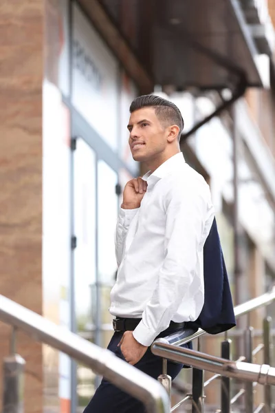 Attractive man in formal suit — Stock Photo, Image