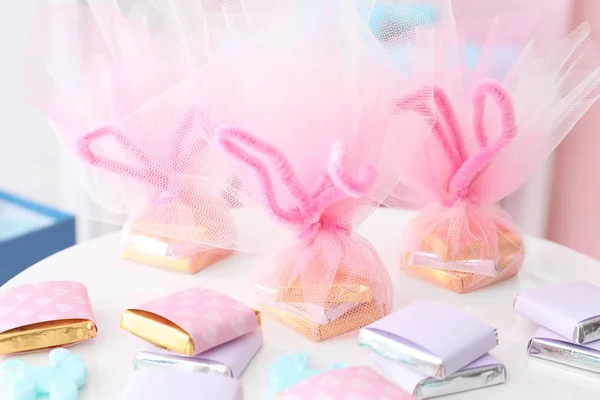 Baby shower dobrodziejstw na stoisku — Zdjęcie stockowe