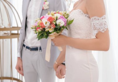 Düğün gününde çift