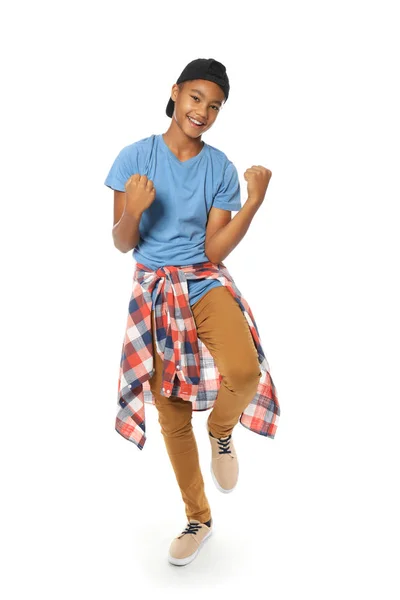 Emotional African-American teenager — Stock Photo, Image