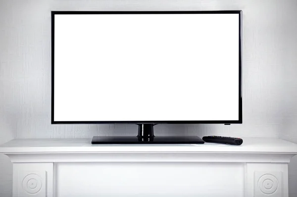 Pantalla de TV en blanco — Foto de Stock