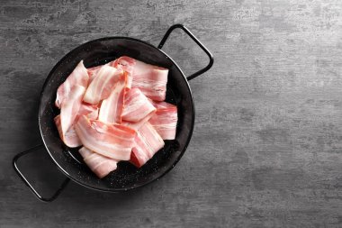 domuz pastırması yakın çekim Rashers