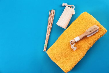 Banyo aksesuarları ile kompozisyon