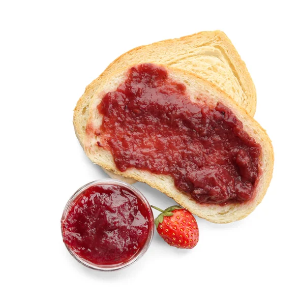 Delicious strawberry jam — Stock Photo, Image