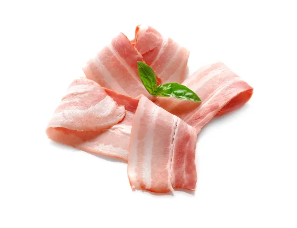 Närbild skivor bacon — Stockfoto
