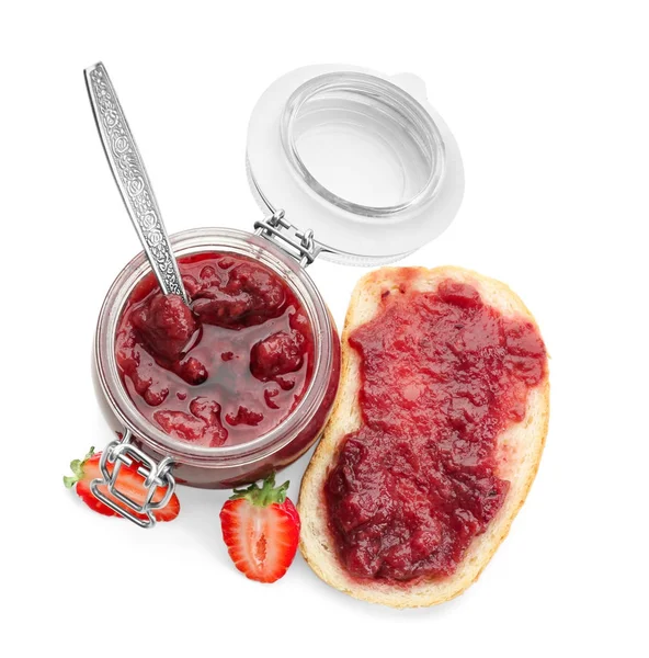 Delicious Strawberry jam — Stock Photo, Image