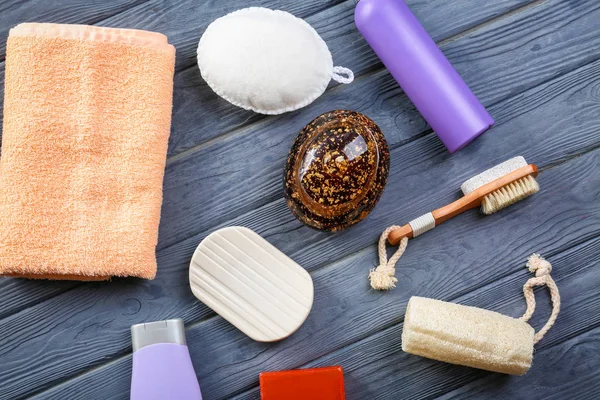 Composition with bath accessories — Stock Photo, Image