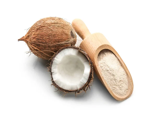 Крупным планом высушенного кокоса — стоковое фото