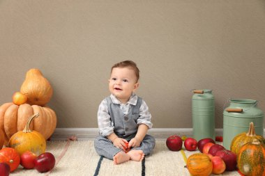 Bebek kabak ve elma ile