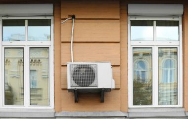 airconditioner op muur