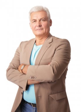 Yakışıklı olgun adam.