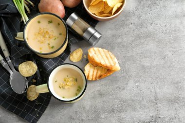 Lezzetli patates çorbası 