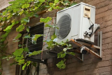 airconditioner op muur