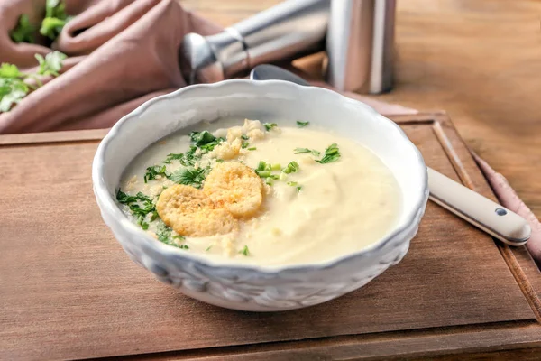 Leckere Kartoffelsuppe — Stockfoto